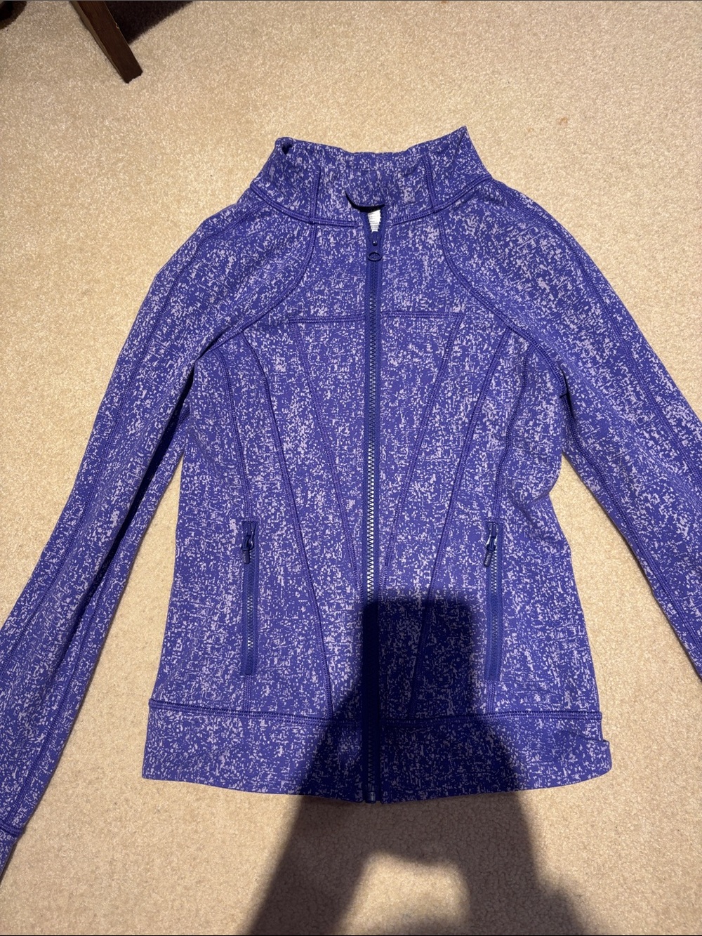Ivivva Purple Marled Full-Zip Utility Jacket